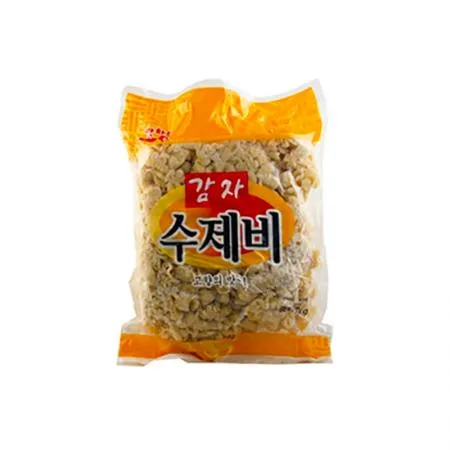 맛찬들 감자수제비(냉동)2kg / 쫄깃하고 부드러운 수제비 / 사리용 