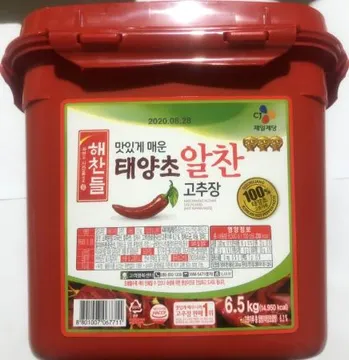 해찬들 태양초 알찬 고추장 6.5kg