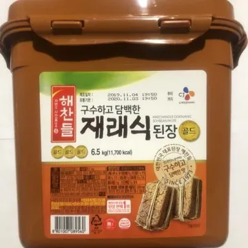 해찬들 재래식 된장 6.5kg