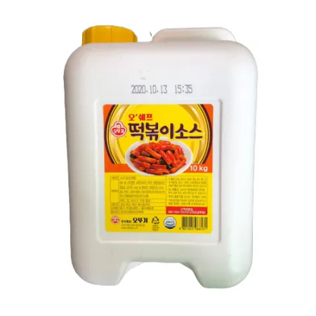 오뚜기 오쉐프 떡볶이 소스 10kg