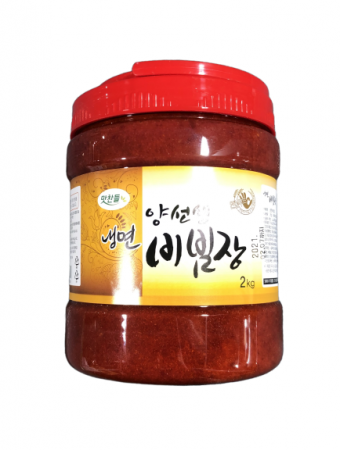 맛찬들 냉면 비빔장 2kg 소스 다데기 다대기 2시