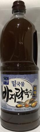 면사랑 바지락 육수 1.8L 국물