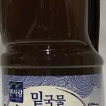 면사랑 바지락 육수 1.8L 국물