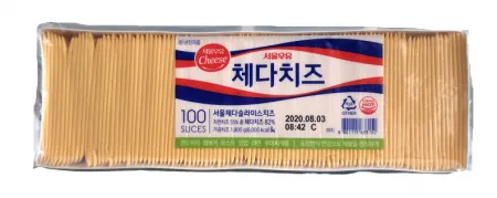 서울우유 체다 슬라이스치즈 1.8kg 100개입