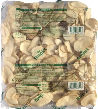 심플롯 감자칩 2kg 냉동 포테이토 튀김