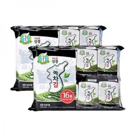 성경 녹차김16단 (4g x 16봉)*8개