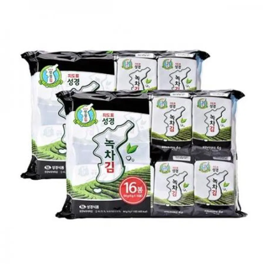 성경 녹차김16단 (4g x 16봉)*8개 이미지