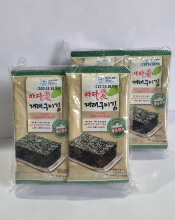 바다애재래구이김 미니도시락10단 이미지