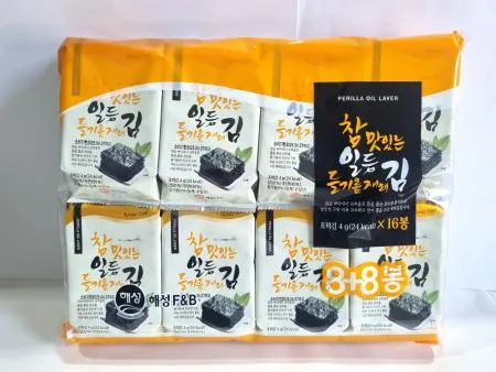일등 들기름재래김16단