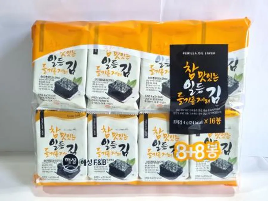 일등 들기름재래김16단 이미지