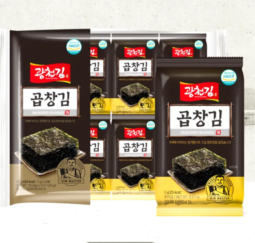 광천 곱창김 도시락16단 이미지