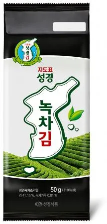 성경지도표 녹차조각김(대 50g/EA)