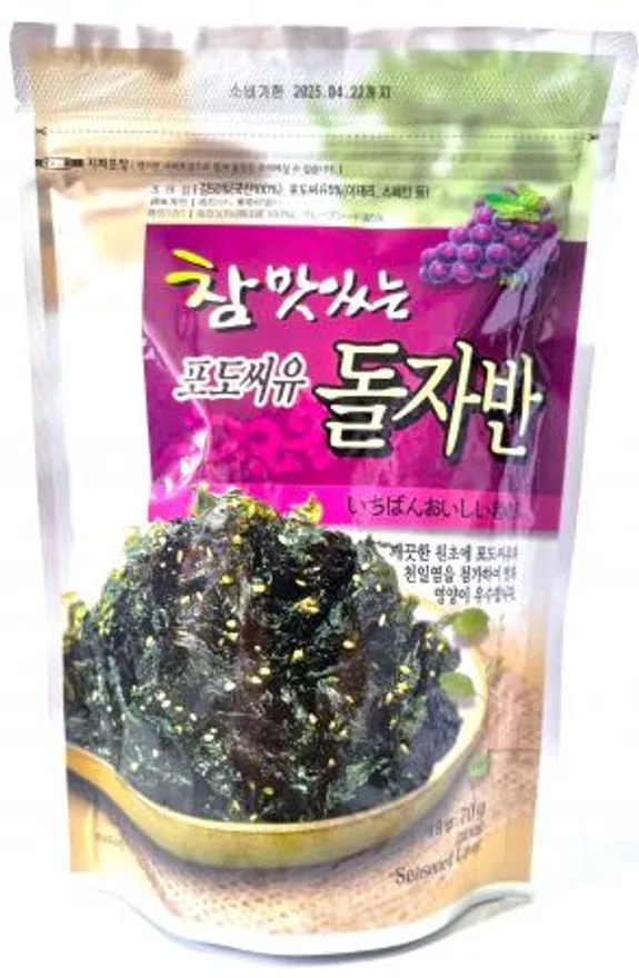 참맛있는 포도씨유 돌자반70g 이미지