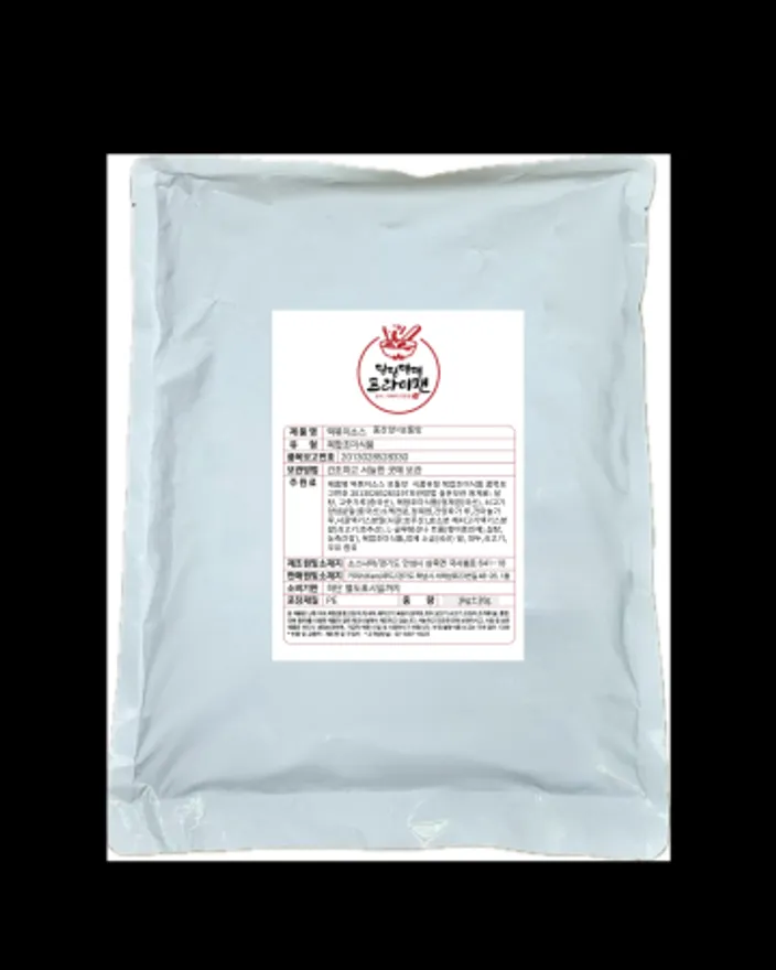 떡볶이 소스 매콤한맛 1kg 팅팅탱탱프라이팬 즉석 떡볶이 업소용 대용량 이미지