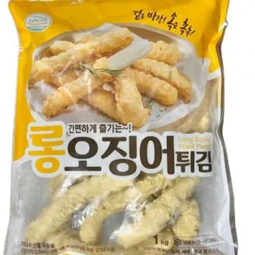 리치푸드 롱오징어 튀김 1kg 분식 재료