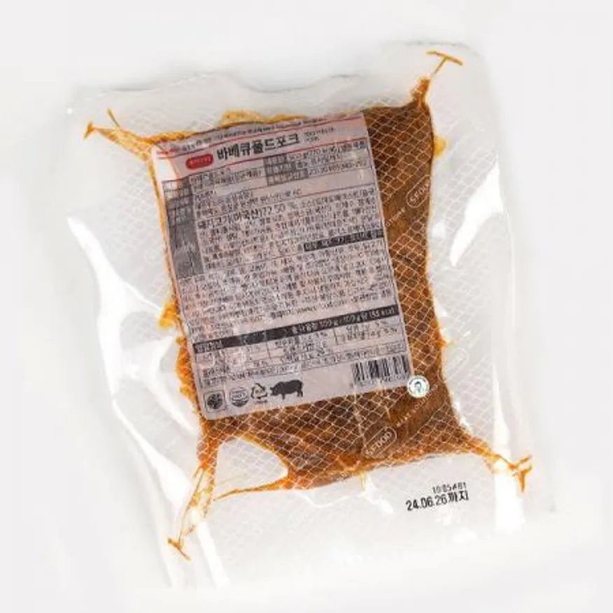 에쓰푸드 바베큐 풀드포크 500g 햄버거 타코 피자 토핑 이미지