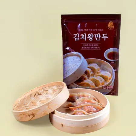 엄니맘 왕만두 김치만두 700g 풍납동 백년가게 만두 이미지