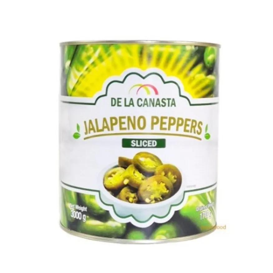 데라카나스타 할라피뇨 슬라이스 3kg 업소용 대용량 할라페뇨 이미지