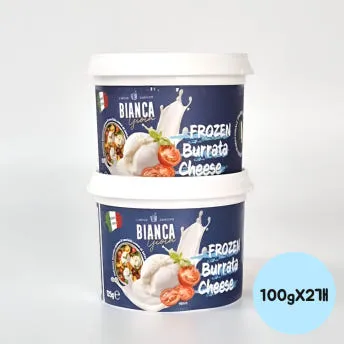 비앙카 부라타 치즈 125gX2개 냉동 샐러드치즈