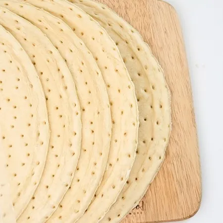 진우파베이크피자도우10.5인치/평면도우(230G*5장) 이미지