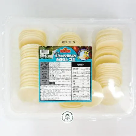 코다노 모짜렐라 치즈 슬라이스 5.5cm 1kg 카프레제