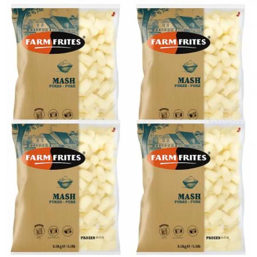 팜프리츠 매쉬포테이토 2.5kg x 4봉 1박스 매쉬드포테이토 으깬감자 이미지