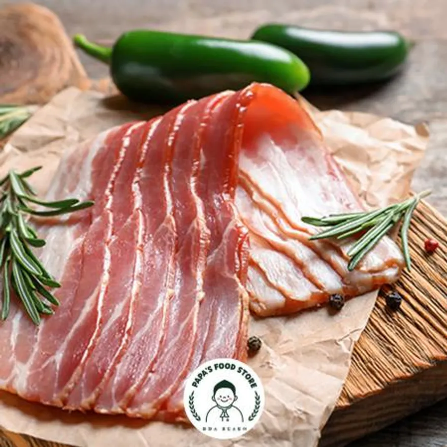 에쓰푸드 후레쉬 베이컨 1kg 슬라이스 베이컨 이미지
