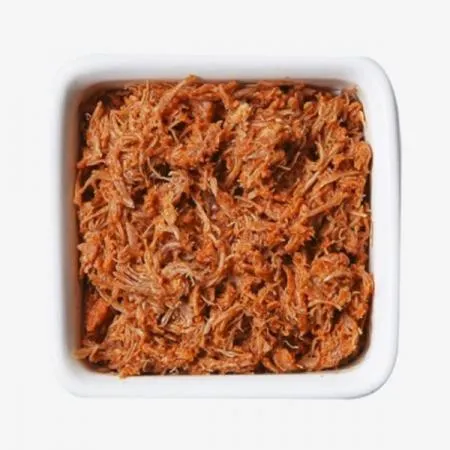 에쓰푸드 바베큐 풀드포크 500g 햄버거 타코 피자 토핑