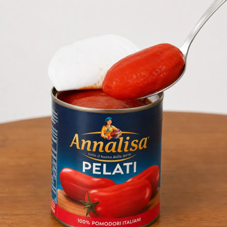 파파스푸드 안나리사 토마토 홀 400g, 2개 스파게티 파스타 소스 퓨레 포모도리 필라티 이미지