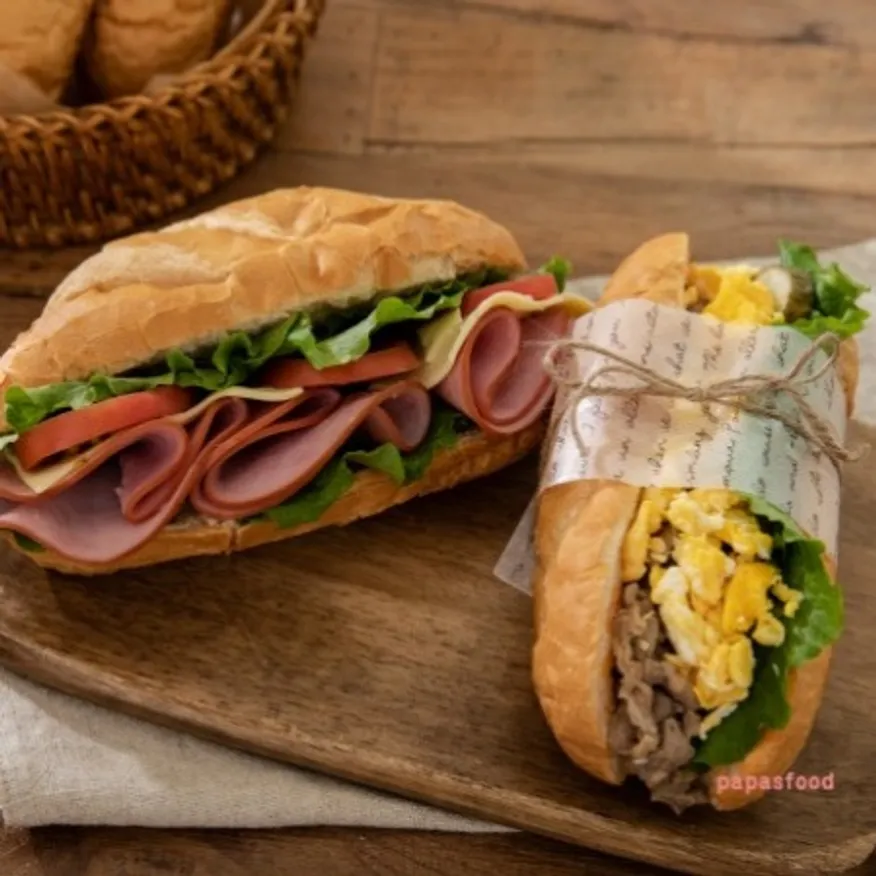 반미바게트 65gX6개 베트남 반미빵 샌드위치빵 이미지