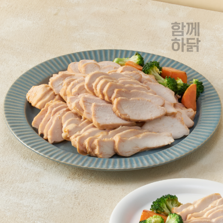 함께하닭 맛있는 스팀 헬스 닭가슴살 오리지널맛 1kg 통