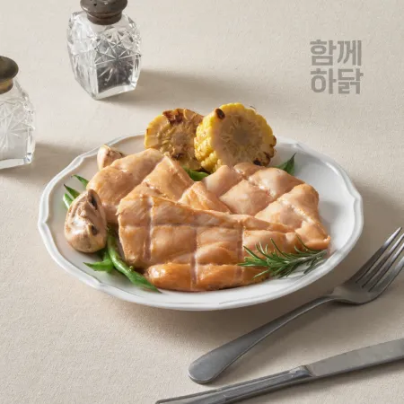 함께하닭 맛있는 스팀 헬스 닭가슴살 스모크맛 100g  이미지