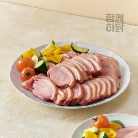 골든팜 자연미덕 국내산 훈제오리 1kg (슬라이스) 이미지