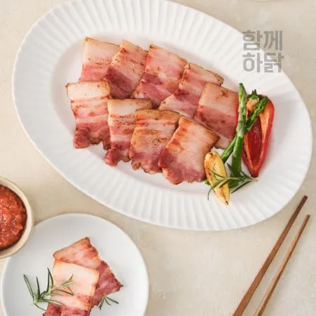 골든팜 훈제 삼겹살 슬라이스 400g*25팩(10kg)