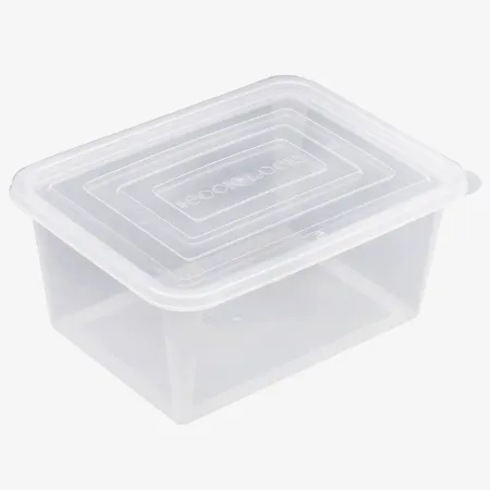 [소량구성] 사각밀폐보관 소분용기15L 투명일체 25개세트