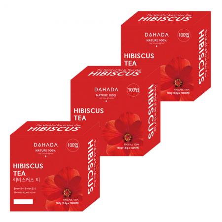 다하다 히비스커스300티백 100티백 x 3상자 300티백 1.8g