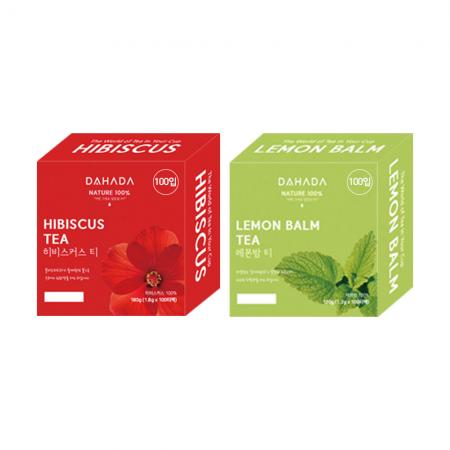 다하다 히비스커스100티백 + 레몬밤100티백 200티백