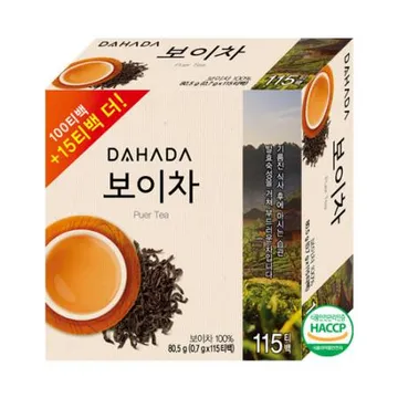 다하다 보이차115티백 100티백 +15티백 더 115티백 0.7g