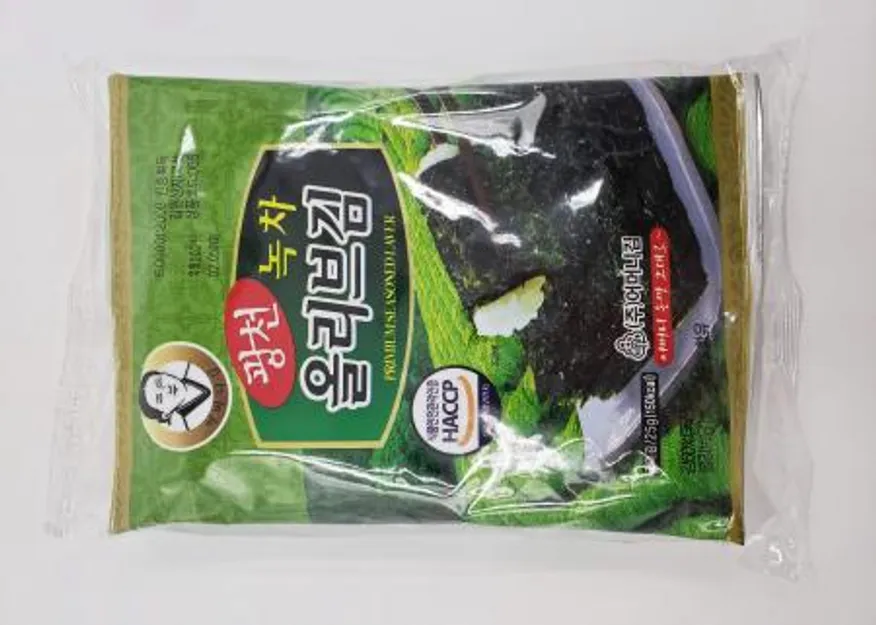 녹차전장김_25g*3*1봉 이미지