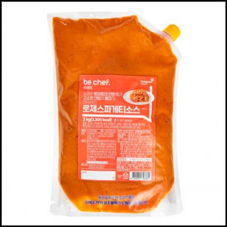 비셰프 비쉐프 동원 로제스파게티소스 2kg 냉장 로제찜닭 로제떡볶이 로제스파게티