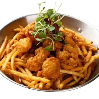 [BOX할인] 맘스터치 시그니처 순살치킨 1kg PC방간식 맥주안주 가라아게 10봉 이미지