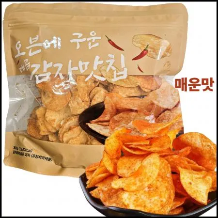 ★ 오븐에 구운 매콤감자칩 300g 감자칩 포테이토칩