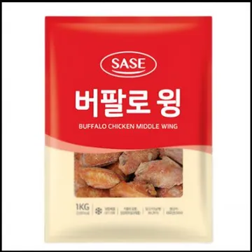 사세 버팔로윙 1kg 냉동 닭날개튀김 치킨 안주 사이드메뉴