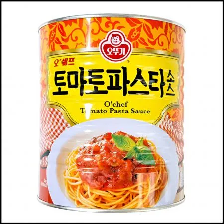 오쉐프 토마토파스타소스 3kg 캔 파스타소스 토마토스파게티소스 업소용소스