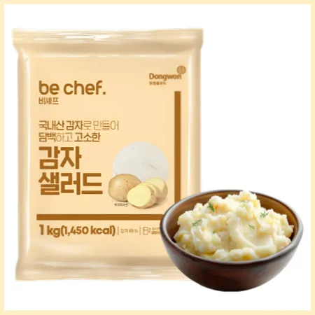 ★ 비쉐프 비셰프 동원 감자샐러드 1kg 냉장 국내산감자 69%