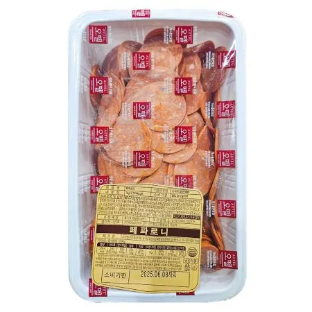 오뗄 페파로니 1kg 냉장 피자토핑 페파로니피자 슬라이스페파로니 피자재료