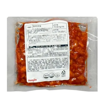 선진 핫치킨토핑 500g 냉동 피자토핑 매운치킨 매운닭