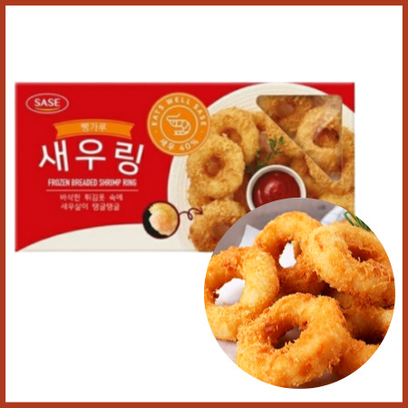 사세 빵가루 새우링 736g 냉동 통살새우링