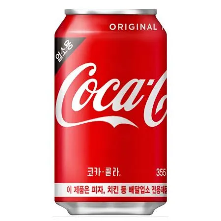 [박스판매/업소용] 일반 코카콜라 355ml*24개 콜라 탄산음료 캔콜라 음료수 뚱캔