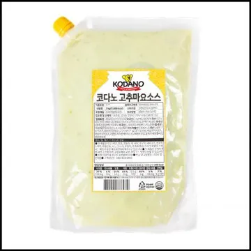 코다노 고추마요소스 2kg 냉장 푸라x 치킨찍먹소스 치킨양념추천